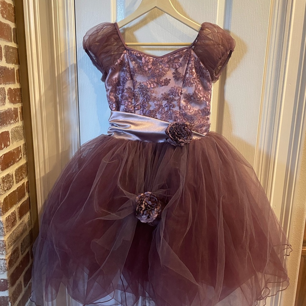 Revolution Lavender and Plum Kids Dance Costume
